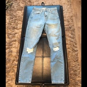 Top Shop Petite High Waisted Jamie Jeans
